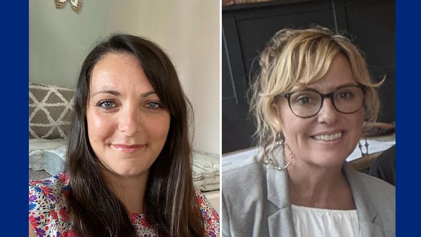 Anna Taylor and Liz Israel