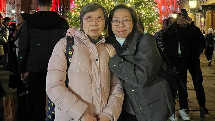 Eliza Kam and her daughter Fiona