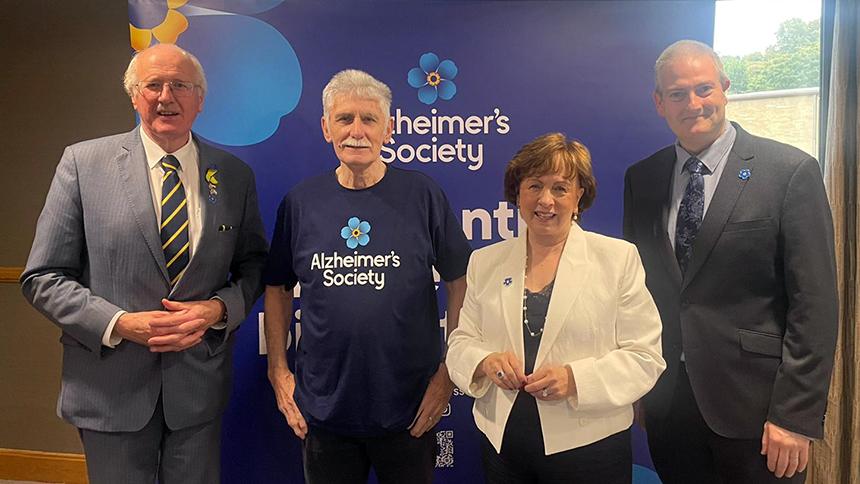 Jim Norris meeting politicians