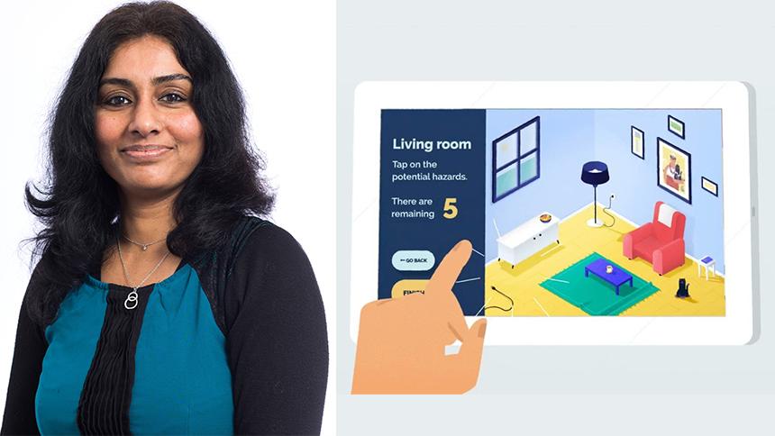 Jaheeda Gangannagaripalli and the KOKU-LITE app