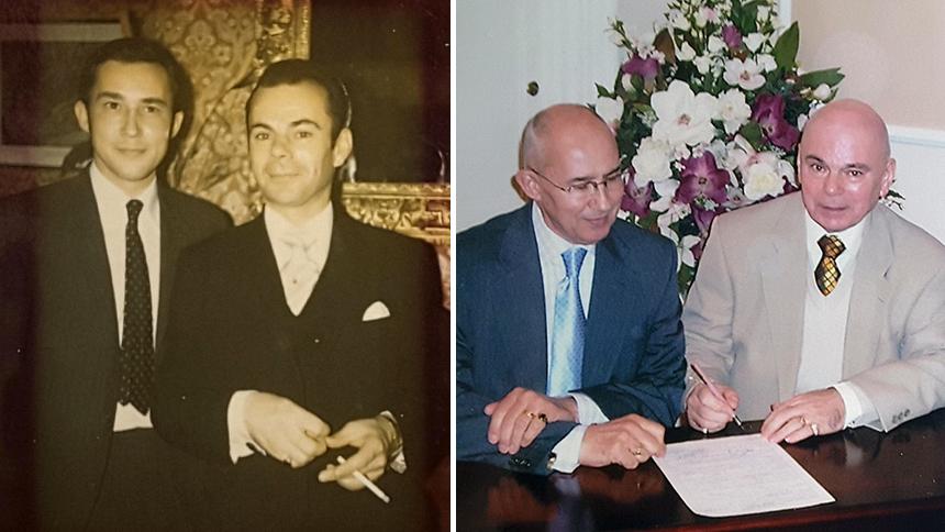 Neil Cutler and his late partner John