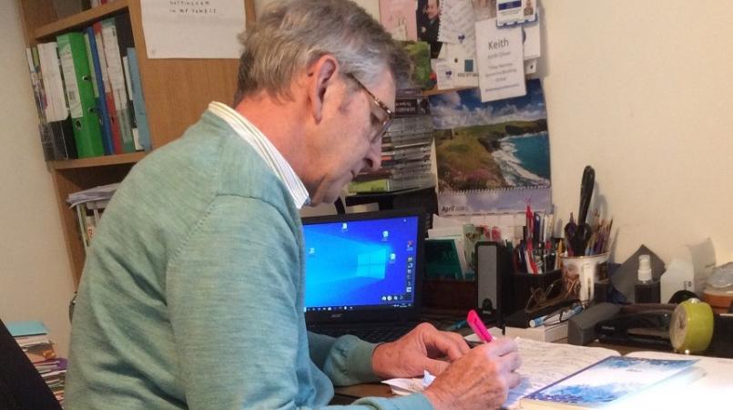 Keith Oliver writing